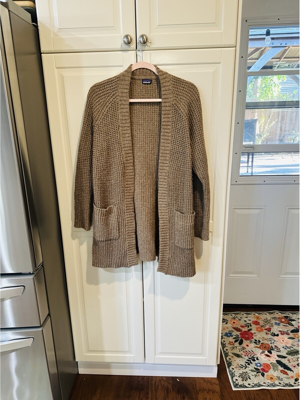Patagonia Off Country Women's Light Brown Cardigan Maybe a L or oversized M